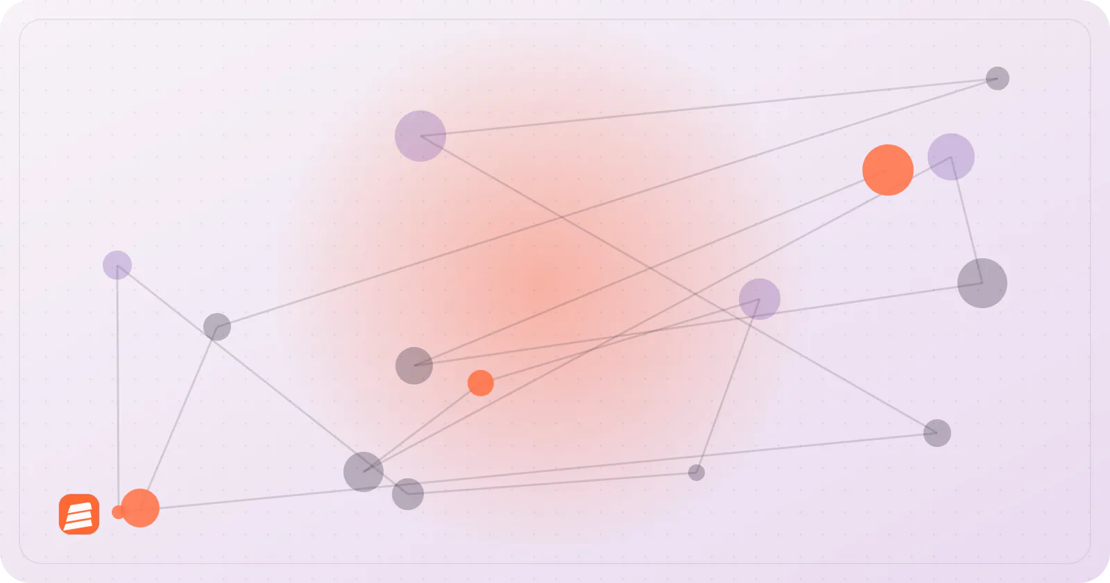 Abstract geometric cover for “Founder-Led Sales for SaaS: When to Hire Your First Salesperson”.