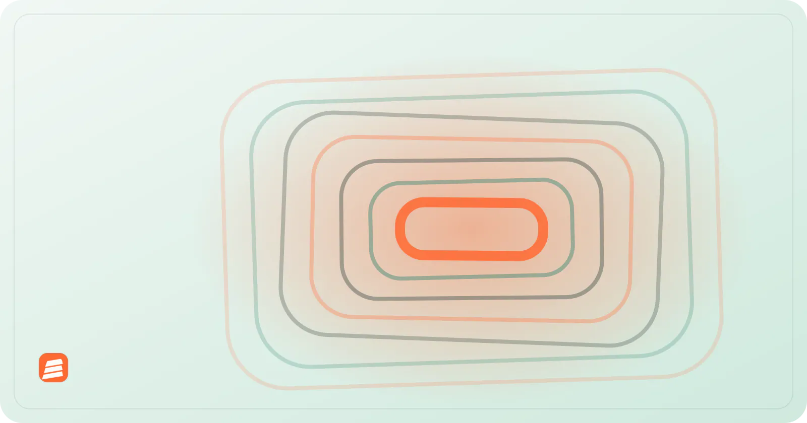 Abstract geometric cover for “Building in Public When SaaS Gets Hard”.